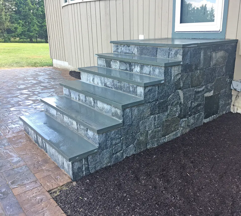 Stone Stairs, project by J&M Landscape Design