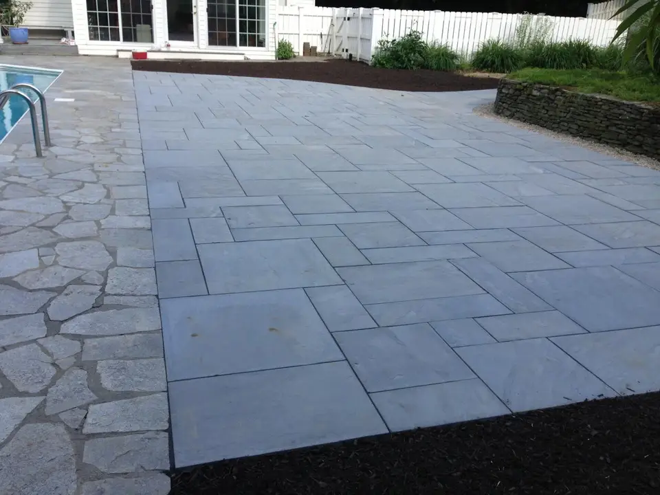 Pool patio, project by J&M Landscape Design